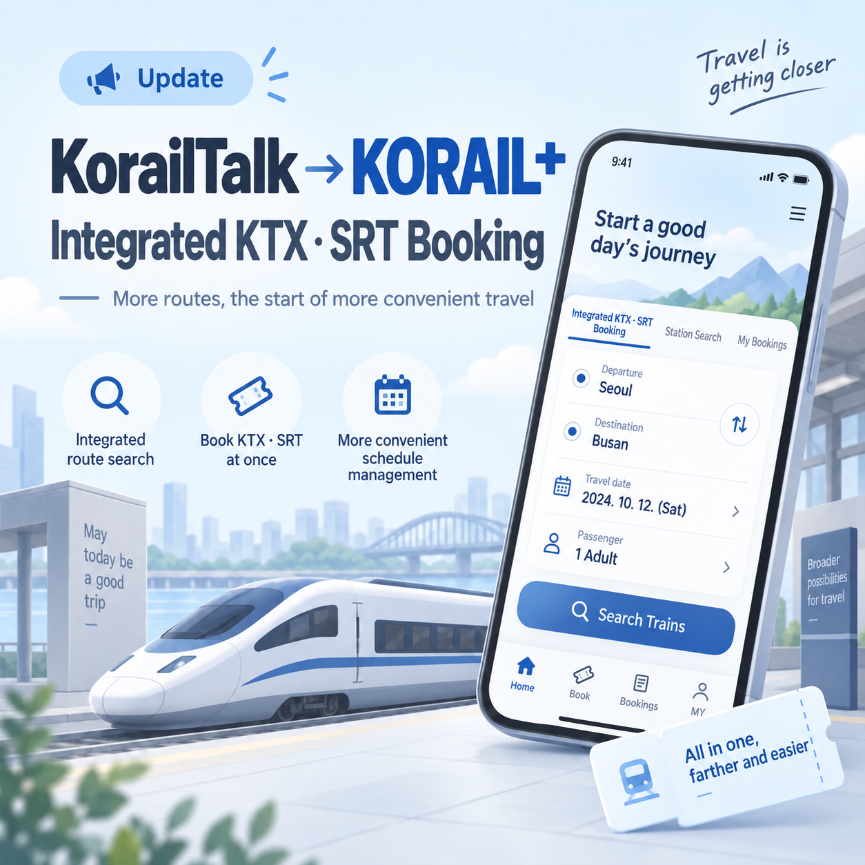 KorailTalk Missing? How to Use KORAIL+ for KTX and Suseo Train Bookings