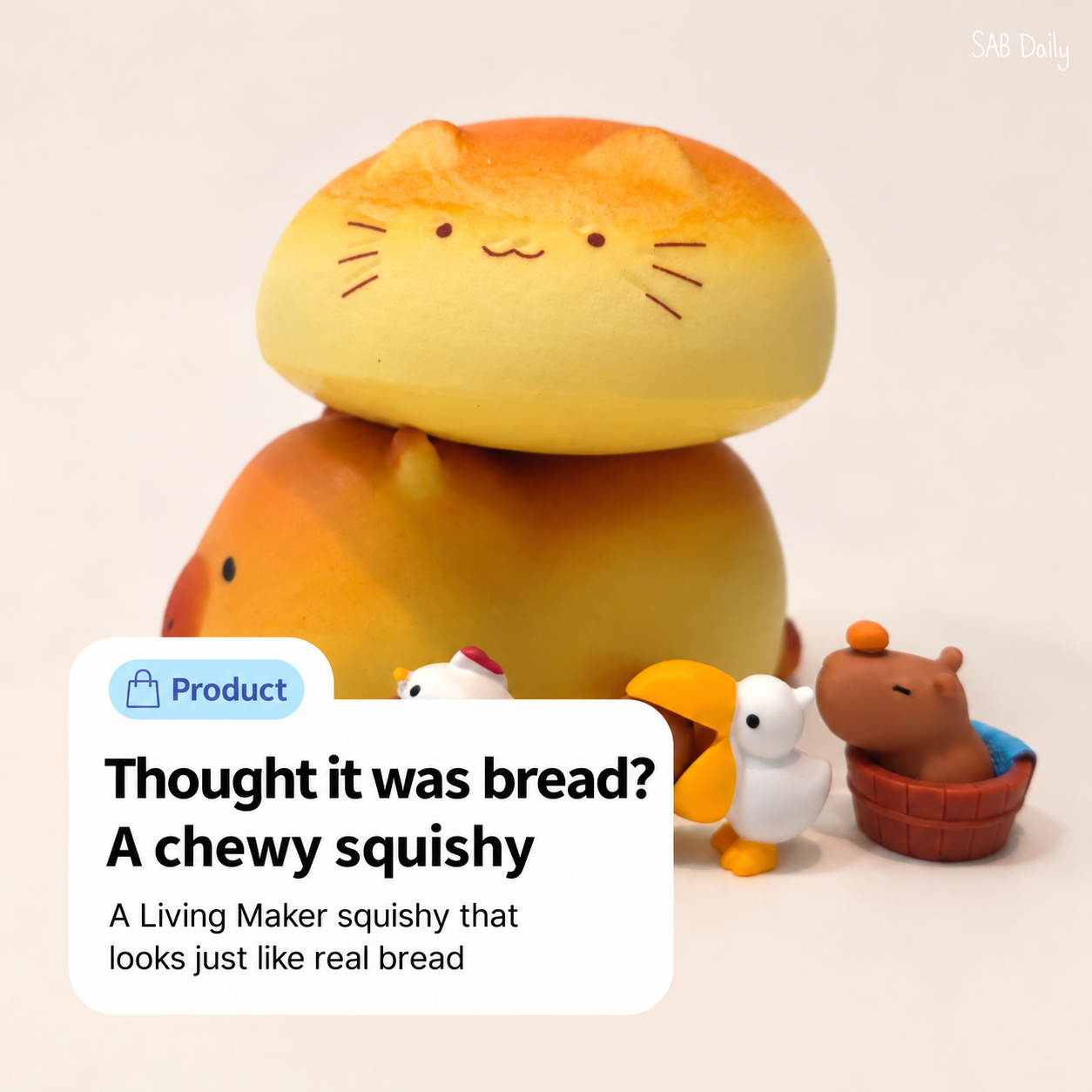Living Maker Bread Squishy Review: Texture, Scent, and Stress Ball Differences