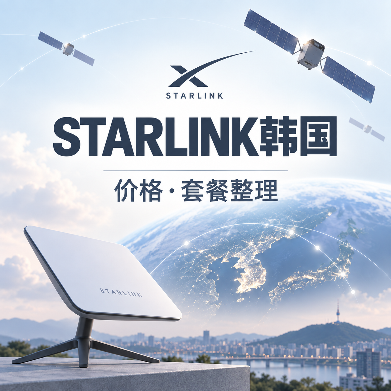 Starlink韩国能用吗？套餐、设备与机上Wi-Fi一次看懂
