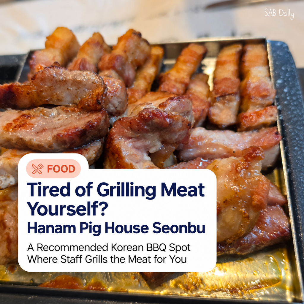 Hanam Pig House Ansan Seonbu Review: Set Menu, Hours and Staff-Grilled Pork