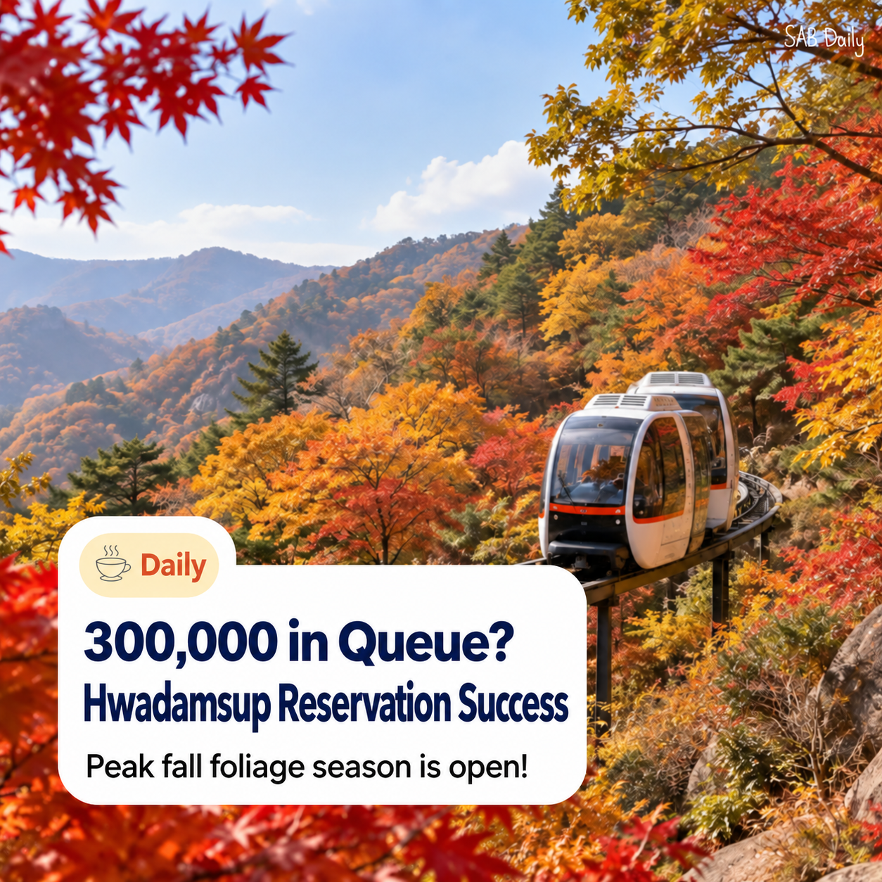 2026 Hwadamsup Autumn Reservation: From 300,000 in Queue to Booking Complete