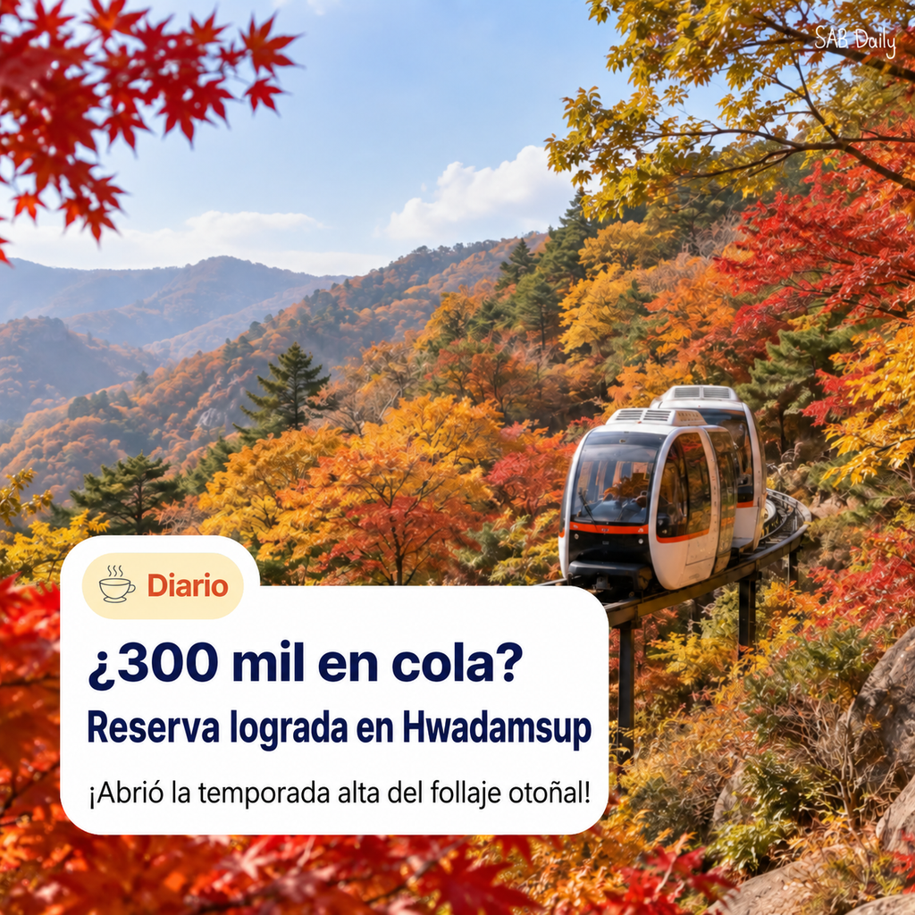 Reserva de Hwadamsup en otoño de 2026: de una cola de 300.000 a completar la reserva