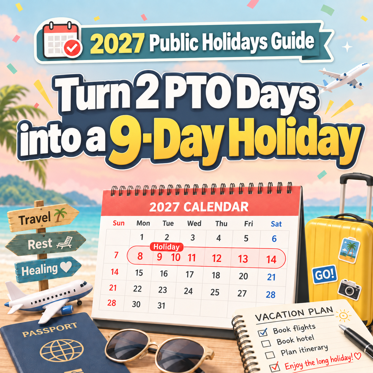 2027 South Korea Public Holidays: How 2 PTO Days Can Create a 9-Day Break