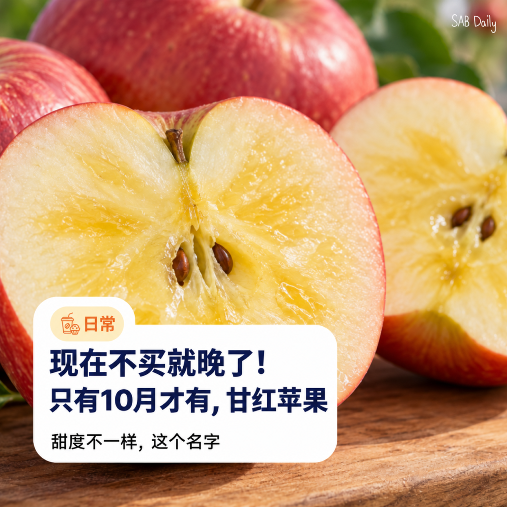 甘红苹果上市季与采收期｜2026闻庆甘红甜度、价格与5kg果数整理
