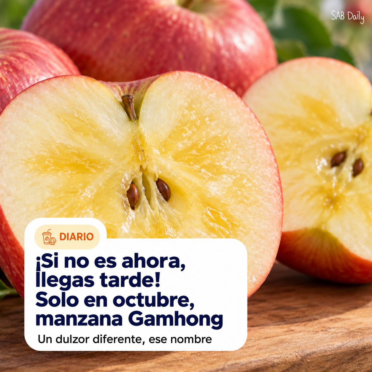 Temporada de la manzana Gamhong｜Cosecha, dulzor, precios 2026 y cajas de 5 kg de Mungyeong